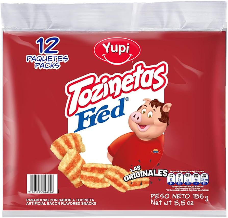 Yupi Tozineta Fred x 12 Unds 25g