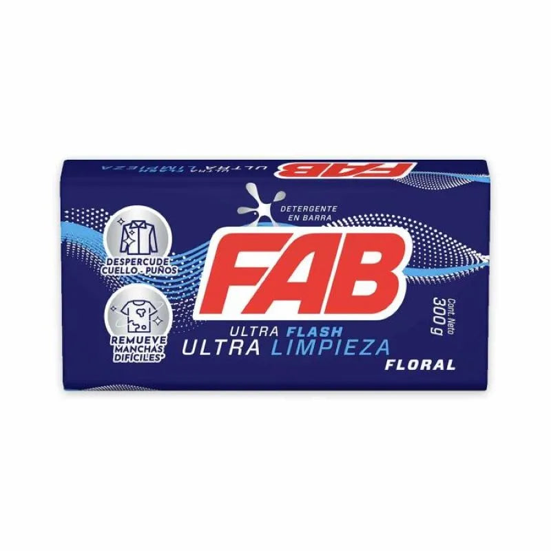 Jabon Fab Ropa Ultra Limpieza 300g – Manantial Market