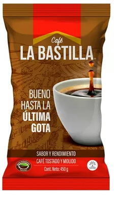 CAFE LA BASTILLA , TOSTADO Y MOLIDO 450 G