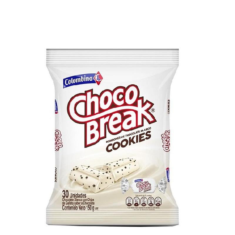 Choco Break Cookies x 30 Unds 150gr – Manantial Market