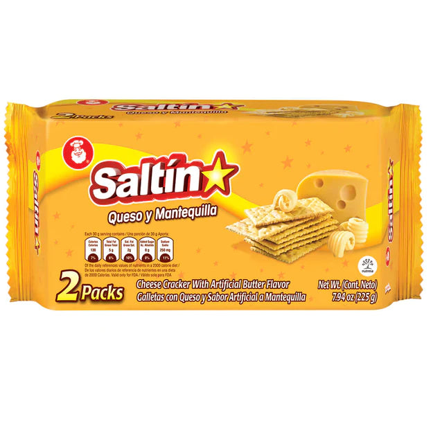 Galleta Saltin Queso y Mantequilla 200g