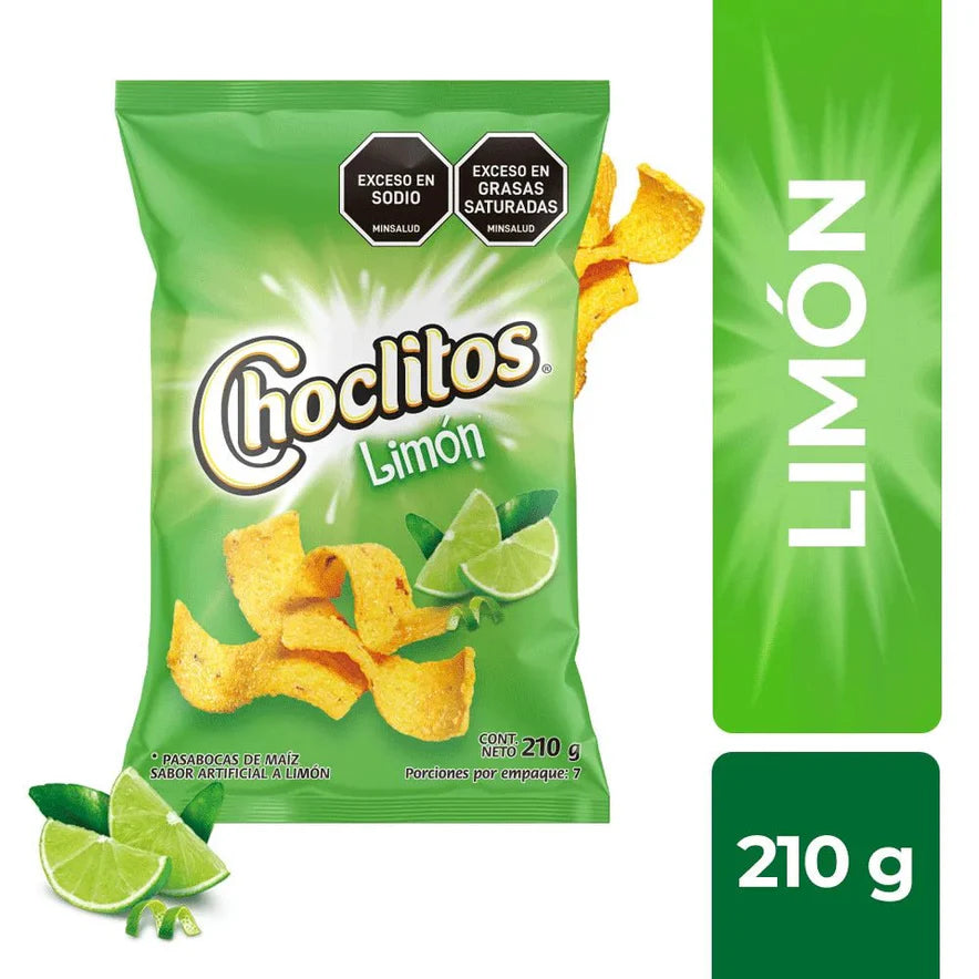 Choclitos Limon Familiar 210g