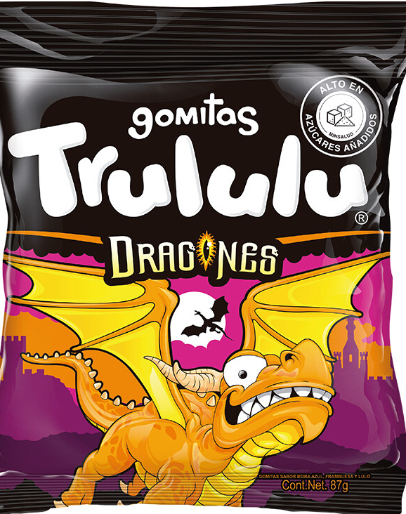 GOMITAS TRULULU DRAGONES 87 GR