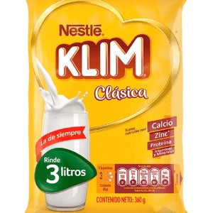 Leche en polvo Klim Clasica 360gr