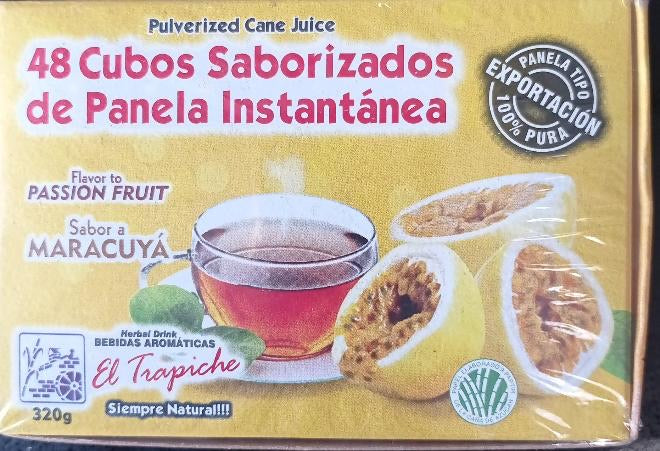 panela instantanea sabor a maracuya