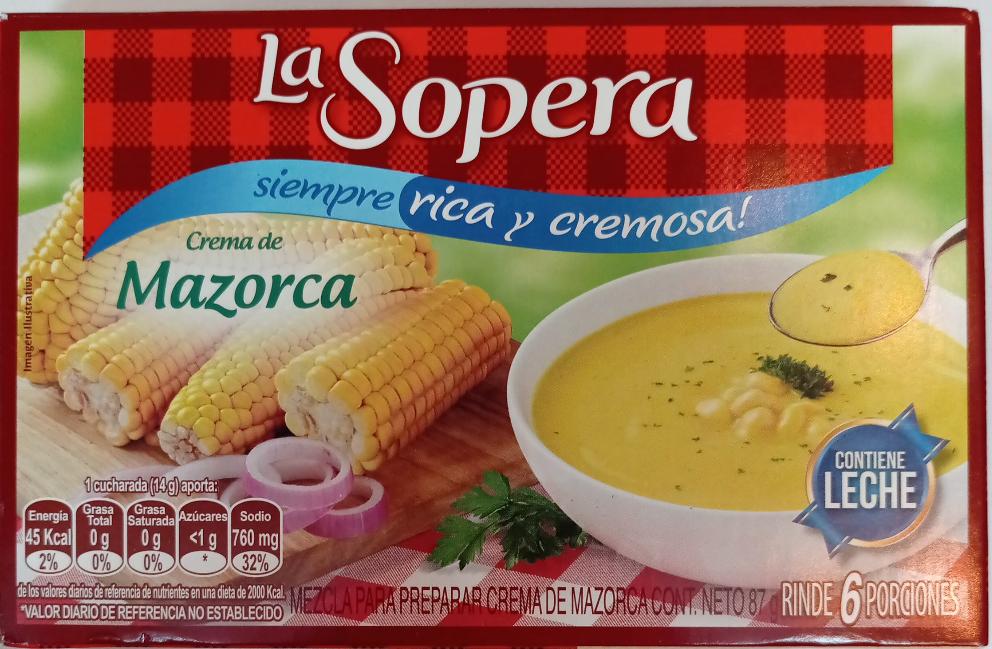 La Sopera Crema de Mazorca